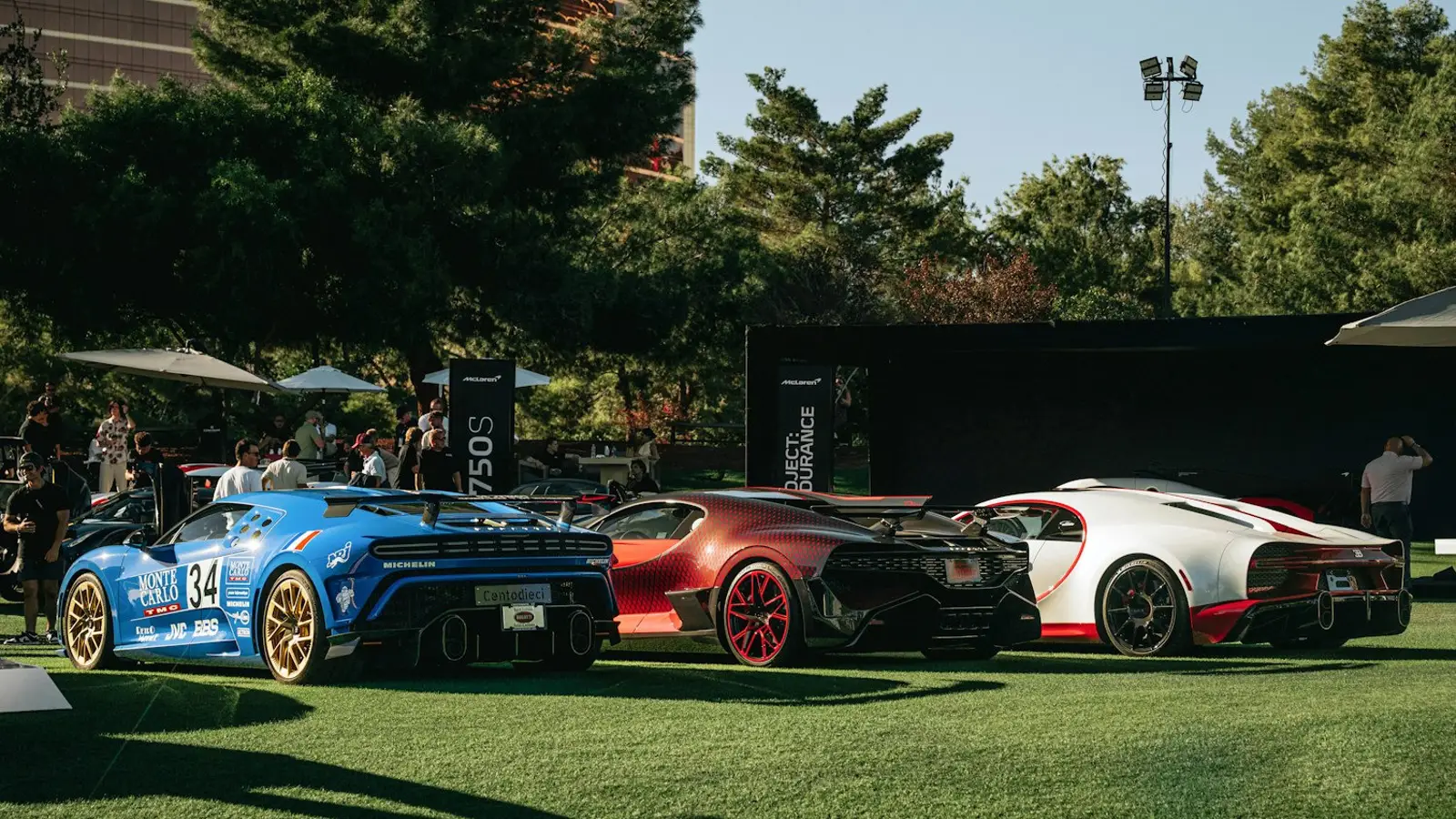 Bugatti Centodieci, Bugatti Divo and Bugatti Chiron Sport