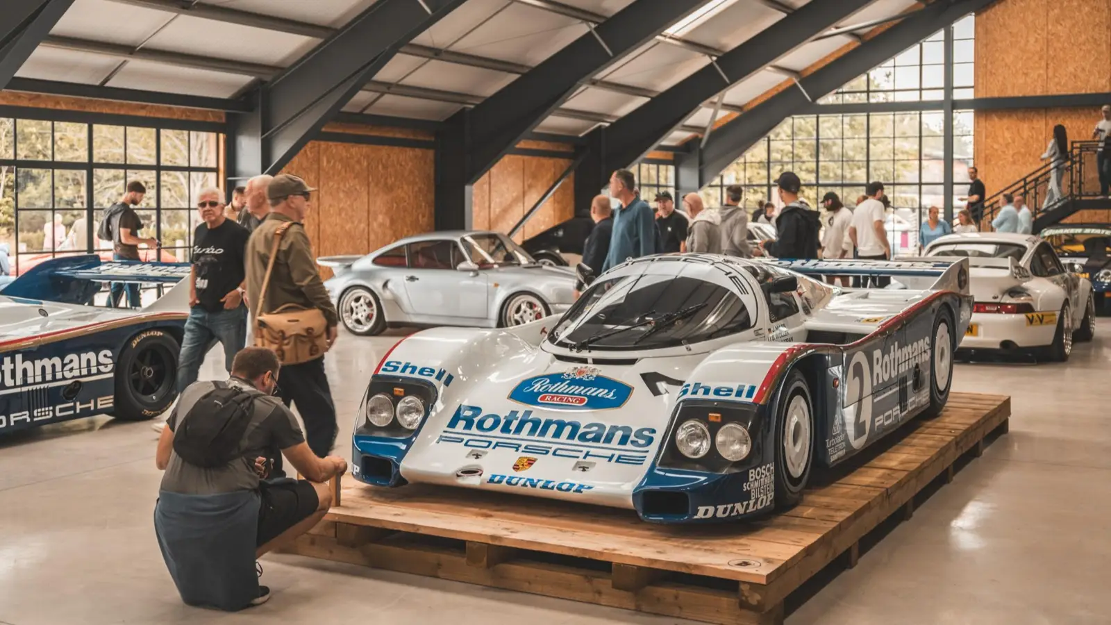 Porsche 956, Boxengasse Megaphonics
