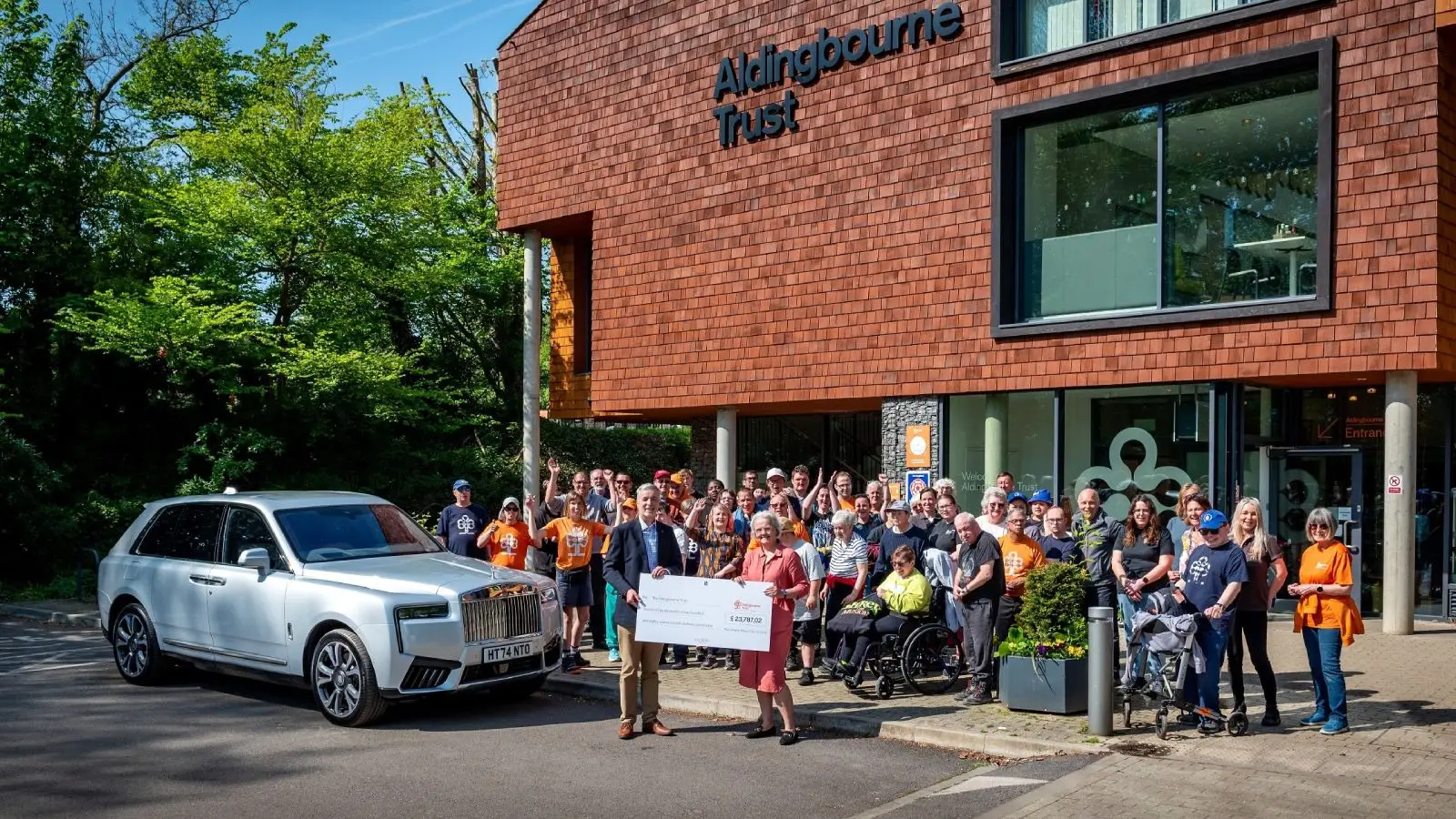 Rolls-Royce donates £23,000 to Aldingbourne Trust in 2024