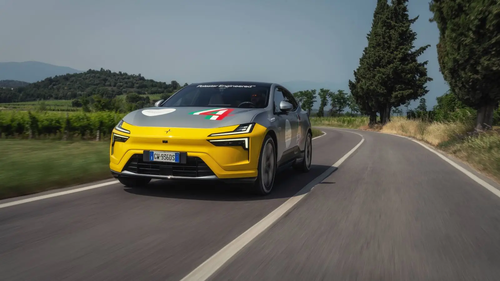 Polestar 4 wins Mille Miglia Green 2025 with Italian crew