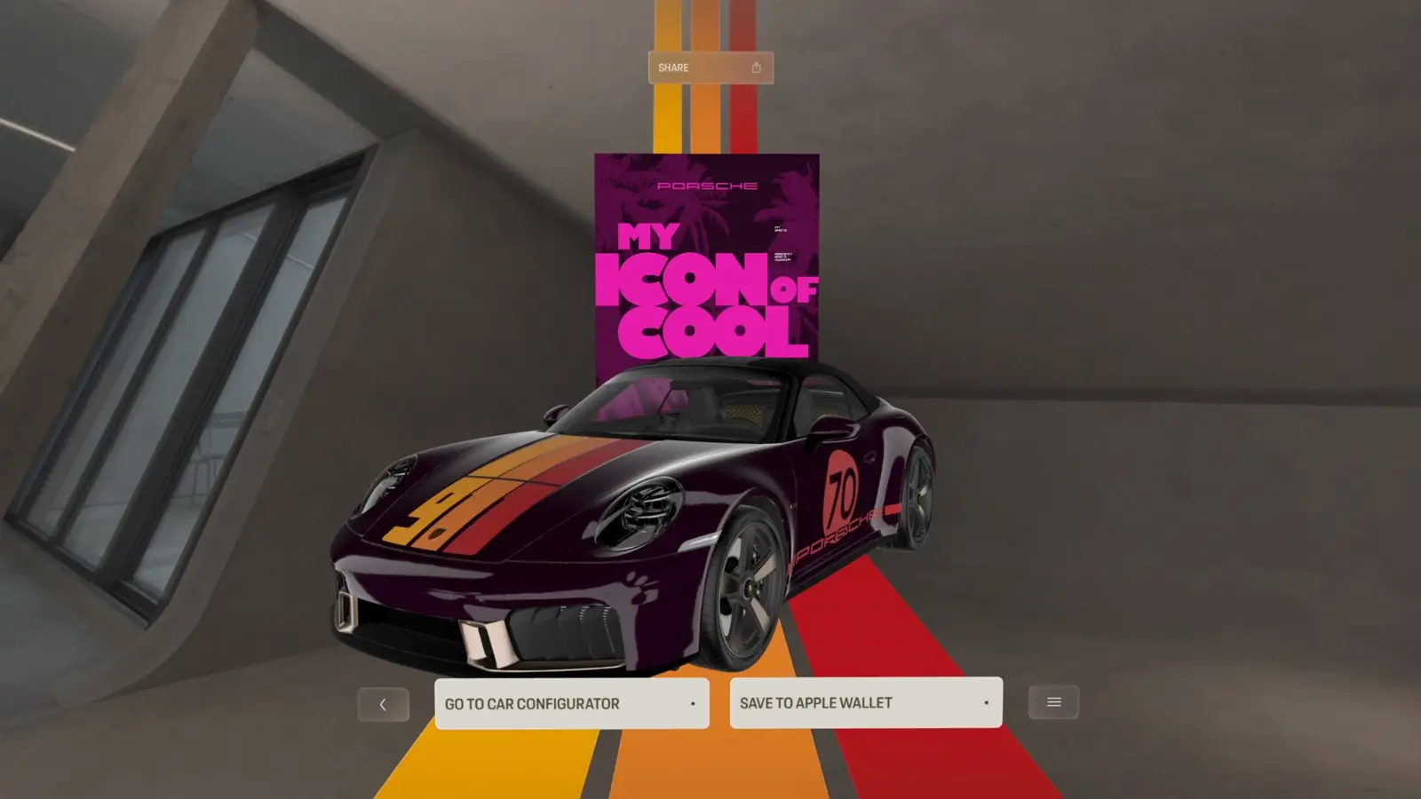 Porsche 911 Spirit 70 App Brings 70s Flair to Apple Vision Pro