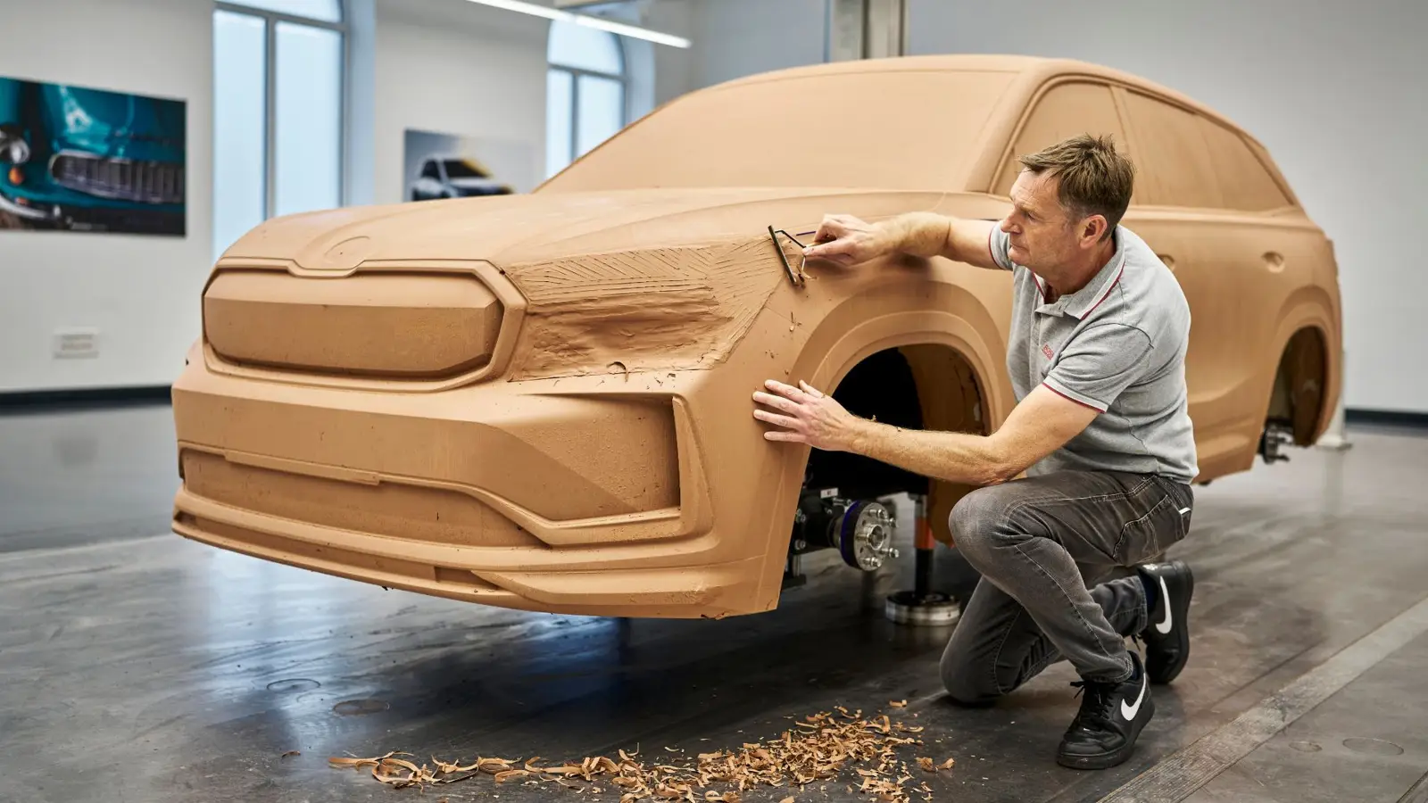 Skoda reveals how clay models shape future car design