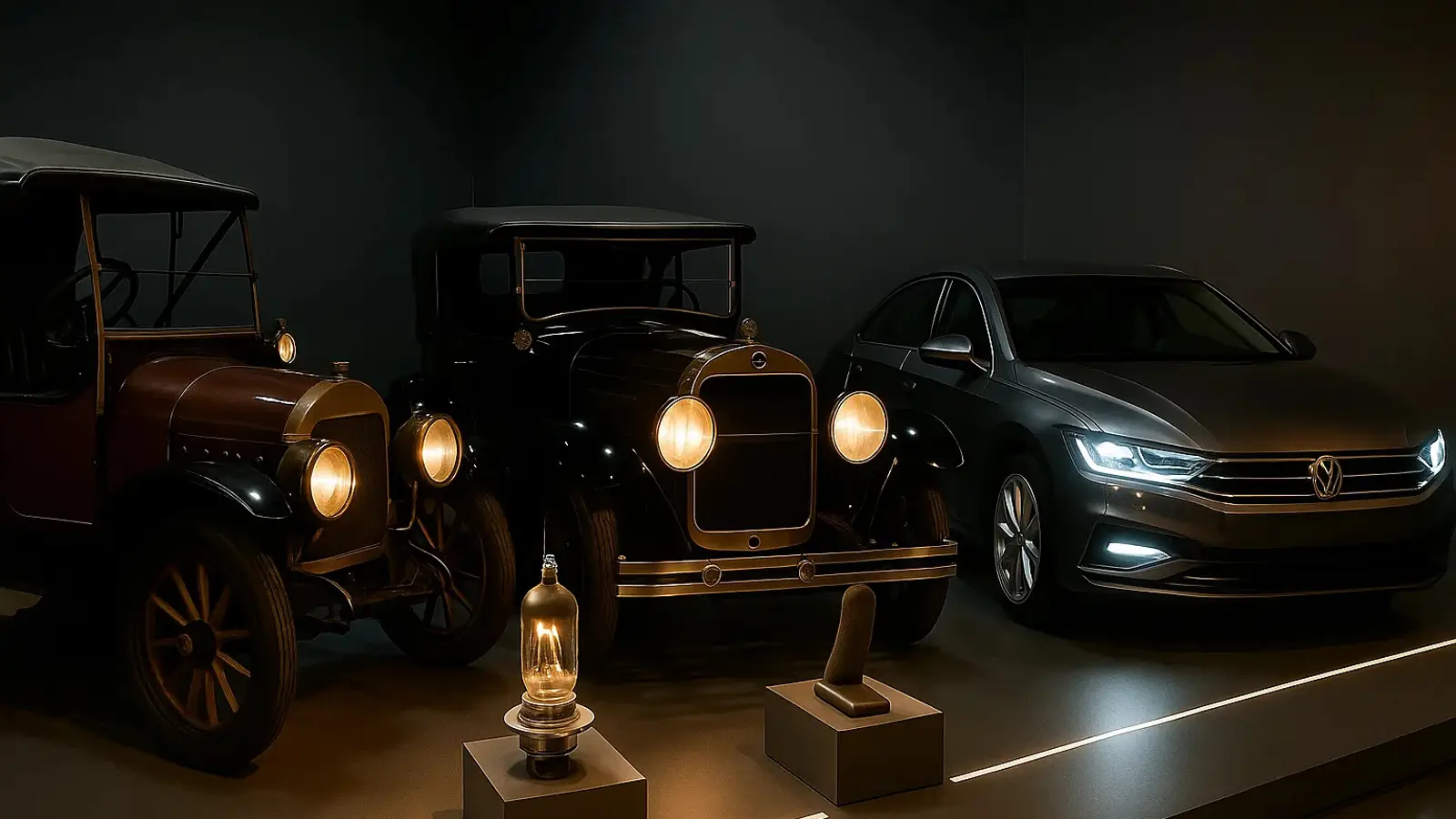 Headlight evolution: when low and high beams first appeared