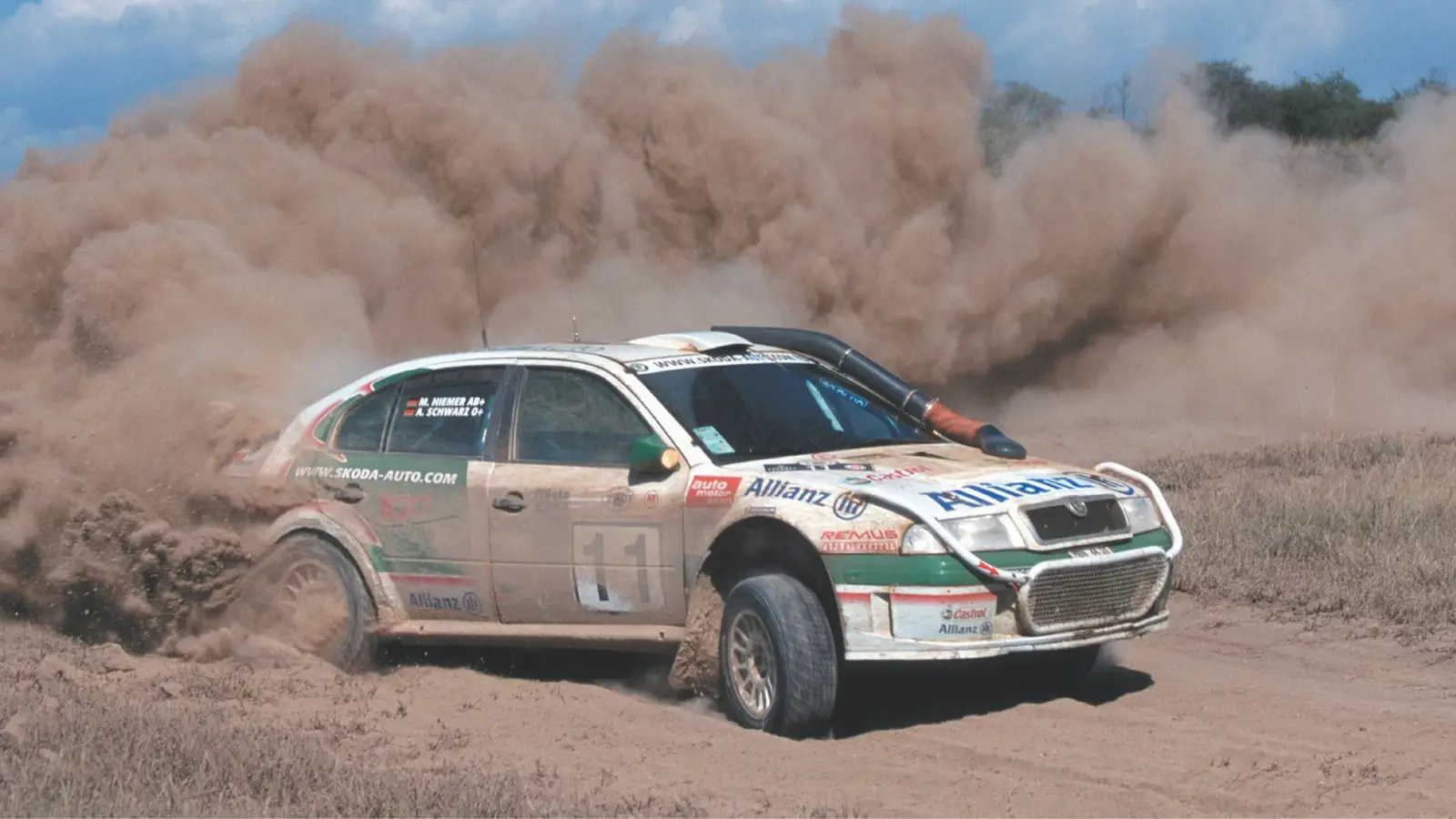 Skoda recalls Octavia WRC’s 2001 Safari Rally podium finish