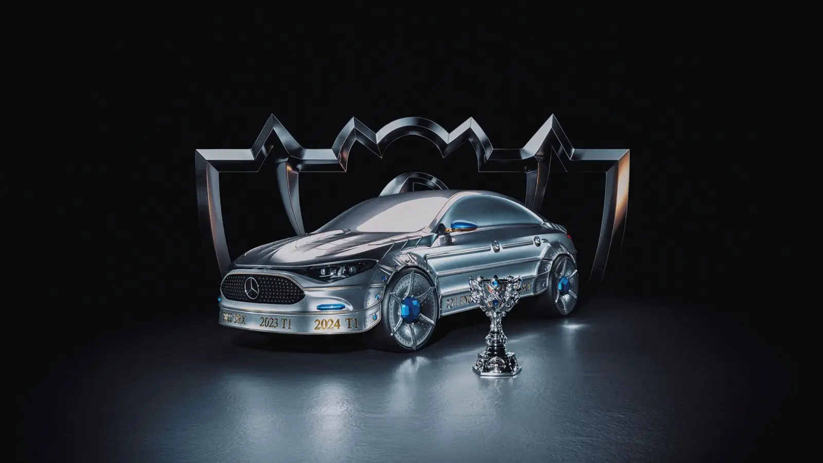 Mercedes-Benz and Riot Games unveil Worlds 2025 CLA Art Piece