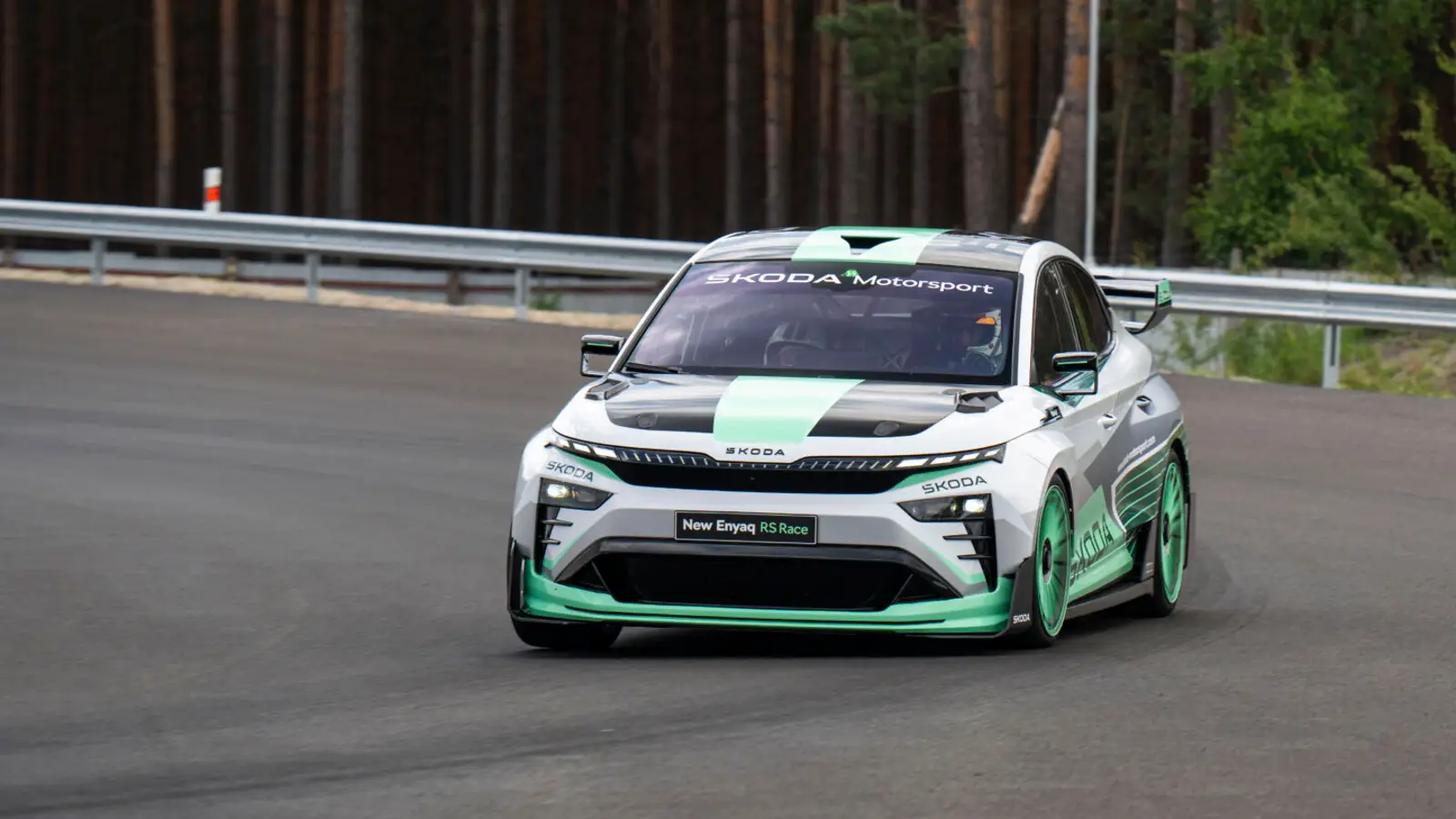 Skoda Enyaq RS Race concept debuts with aerodynamic upgrades