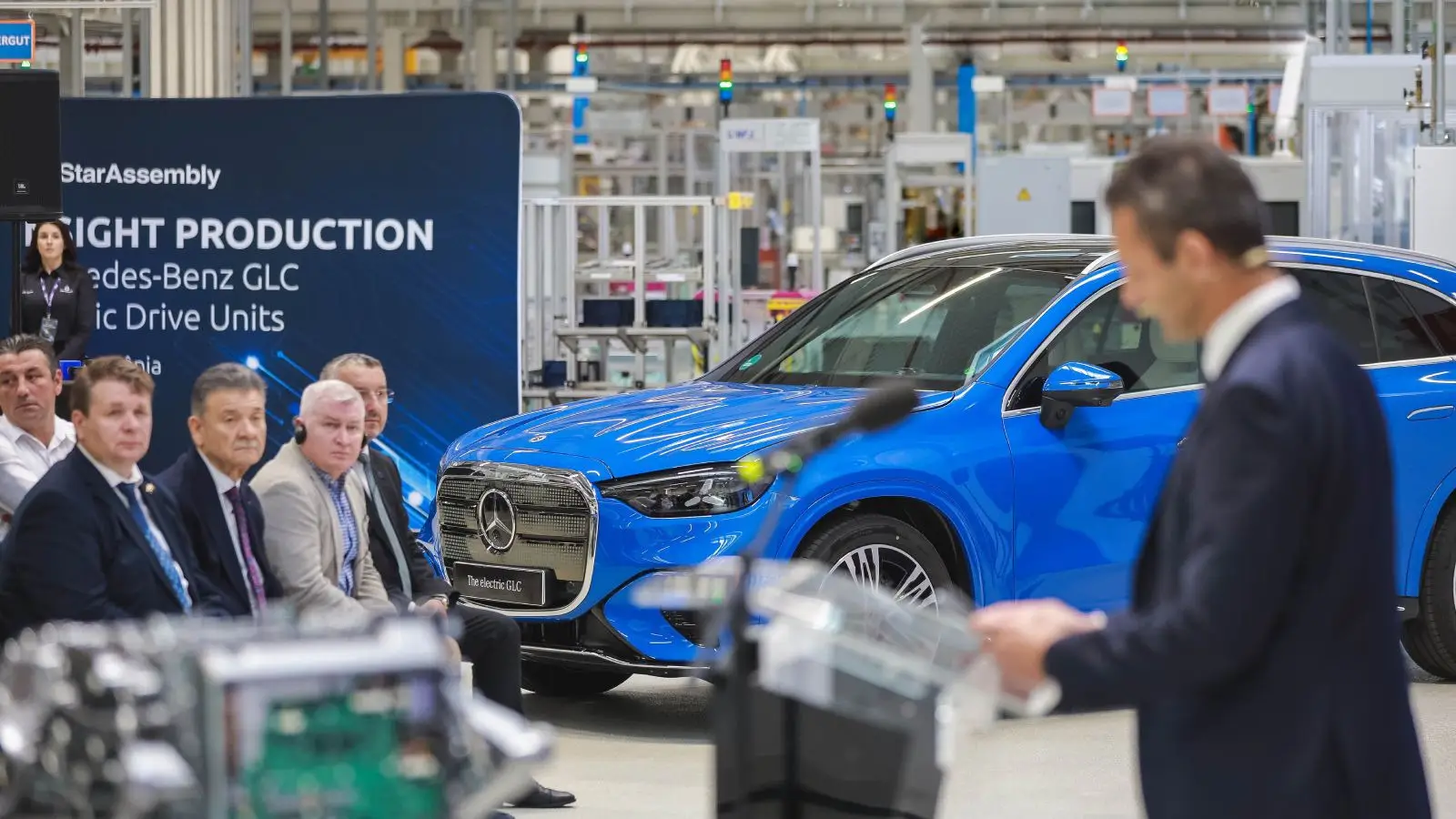 Start of Mercedes-Benz GLC electric drive unit production in Romania